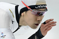 北京冬季五輪、スピードスケート男子1000メートル。レースに臨む森重航（2022年2月18日撮影）。(c)WANG Zhao / AFP