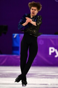 フィギュア男子で19位のヴァシリエフス、平昌五輪 写真27枚 国際