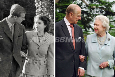 50ペニー 1987年 エリザベス2世女王とフィリップ王子 結婚40周年 エリザベス女王結婚60周年、フィリップ殿下との結婚生活の軌跡