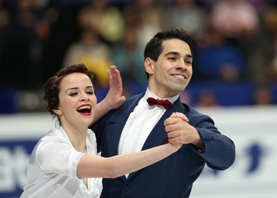 カッペリーニ/ラノッテ組がショートダンス首位、世界フィギュア