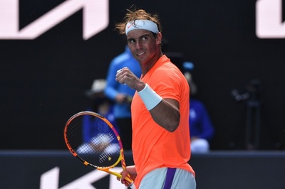 ナダル快勝で43回目のGS8強入り、次戦はチチパスと 全豪OP