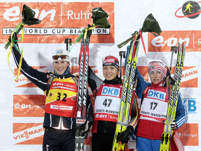 ノイナー 第8戦女子7.5キロメートル・スプリントを制す