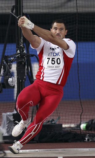 室伏 予選A組の4位で決勝進出へ