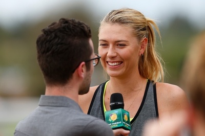 シャラポワ、ブシャールらがBNPパリバ・オープン控え取材対応