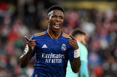 レアル快勝で首位浮上、ビニシウスが今季10点目