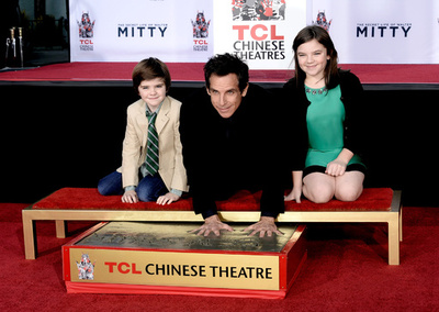 ベン・スティラー、ハリウッドに手形残す