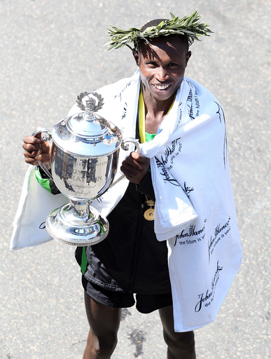 ケニア勢が上位独占、車いす男女は日本人優勝 ボストン・マラソン