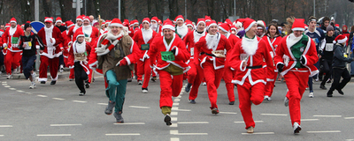 サンタが疾走、リトアニア