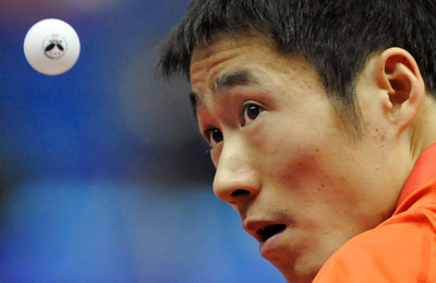 王励勤 1回戦を快勝、世界卓球