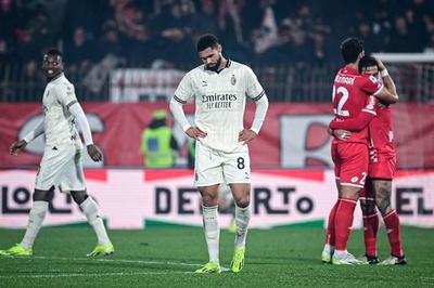 ミランがモンツァに「痛い敗戦」 2位浮上のチャンス逃す