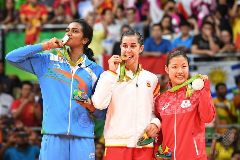 世界1位のマリンが金メダルに、奥原は銅メダルを獲得