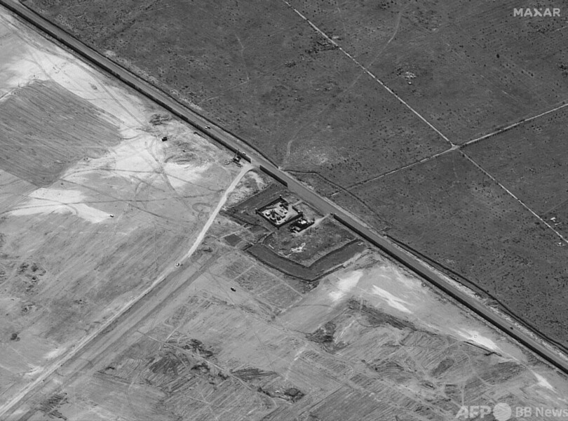 難民キャンプ敷地の衛星画像公開 エジプト、ガザ境界に建設中