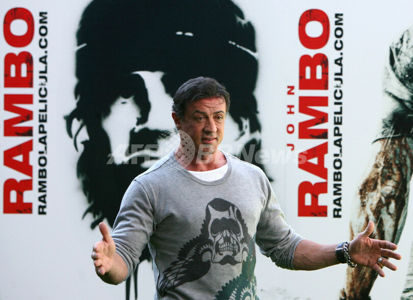 シルヴェスター・スタローン、マドリードで『ランボー』をPR