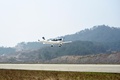 着陸するGA20機（2019年3月11日撮影、提供写真）。(c)CNS