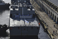 キューバの首都ハバナに停泊するロシア海軍のフリゲート艦「アドミラル・ゴルシコフ」（2019年6月24日、資料写真）。(c)ADALBERTO ROQUE / AFP