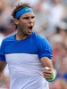テニス、ロジャーズ・カップ、男子シングルス2回戦。ガッツポーズを見せるラファエル・ナダル（2015年8月12日撮影）。(c)AFP/Getty Images/Minas Panagiotakis