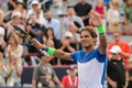 テニス、ロジャーズ・カップ、男子シングルス2回戦。勝利を喜ぶラファエル・ナダル（2015年8月12日撮影）。(c)AFP/Getty Images/Minas Panagiotakis