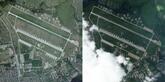 ロシア空軍基地へのドローン攻撃　攻撃前後の衛星写真公開