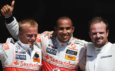 ハミルトンがポール獲得 マクラーレンがフロントロー独占、欧州GP