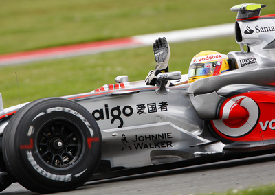 ハミルトン 英国GPフリー走行2回目で4番手タイムを記録