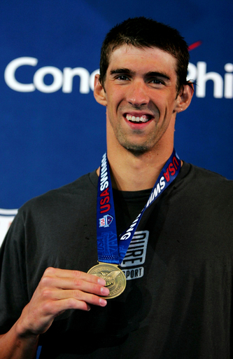 フェルプス 100メートルバタフライで世界新記録