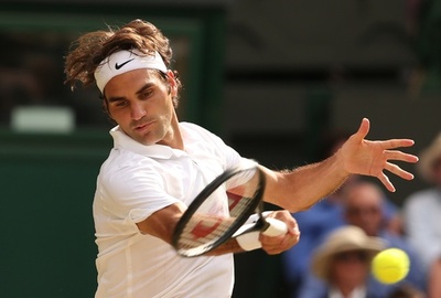 フェデラーが9度目の準決勝進出、ウィンブルドン選手権