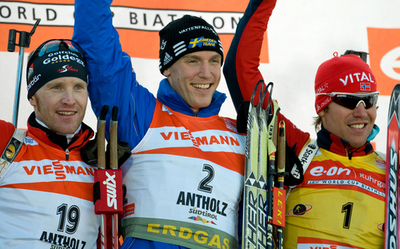 フェリ 男子12.5キロメートル・パシュートでシーズン初優勝、バイアスロンW杯