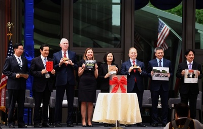 事実上の在台米大使館、新庁舎が落成 「堅固な米台関係を象徴」