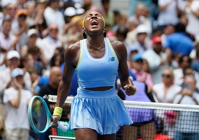 前回女王ガウフ、逆転勝利で連覇の望みつなぐ 全米OP