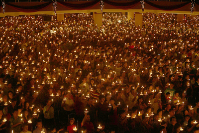 イブのキャンドルサービス、インドネシア