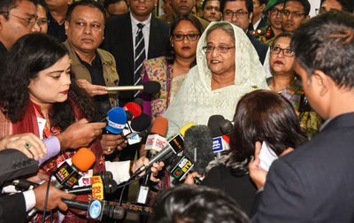 バングラデシュ総選挙、与党が圧勝 野党は再選挙要求