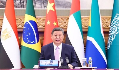 中国の習主席 BRICS首脳オンラインサミットで演説