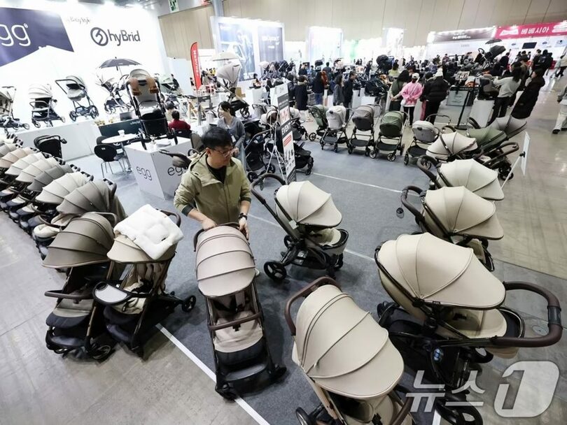 韓国京畿道高陽市で開かれた「第49回マム&ベビーエキスポ」(c)news1