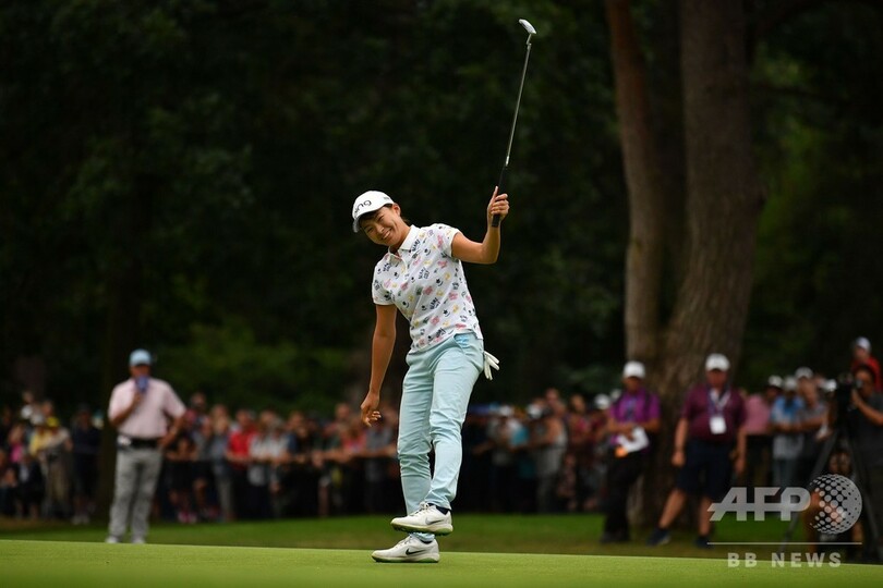 「スマイルシンデレラ」渋野が全英女子OP制覇、メジャー初出場で快挙