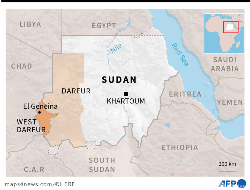 西ダルフール州都で連日の戦闘、少なくとも132人死亡 スーダン