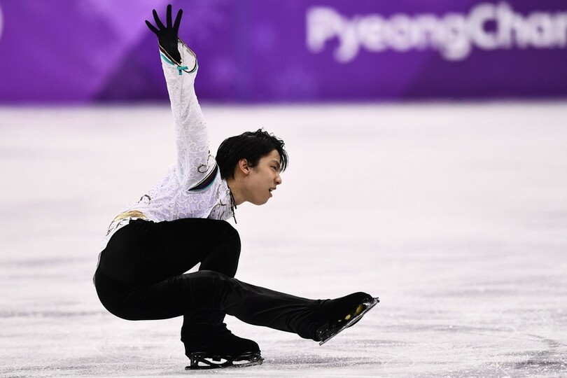 フィギュア男子で連覇を果たした羽生結弦、平昌五輪