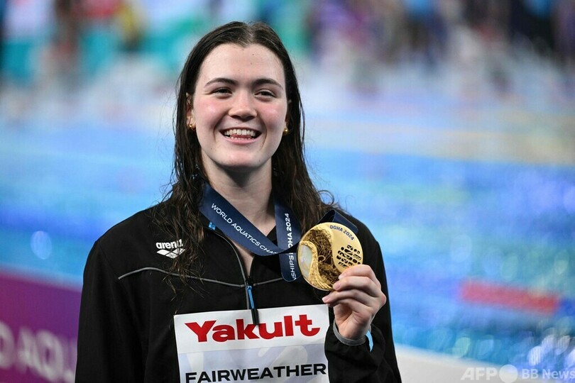 中国の19歳潘、100m自由形で世界新 世界水泳