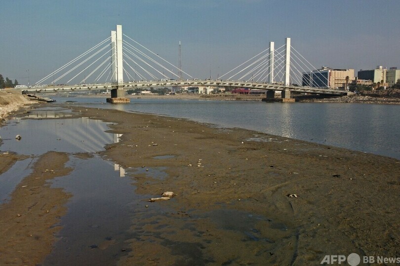 チグリス・ユーフラテス川の水位低下 イラク南部