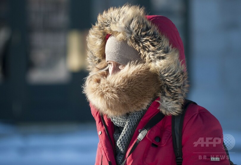 カナダと米北部に強い寒波 ホームレス男性凍死、記録的大雪も