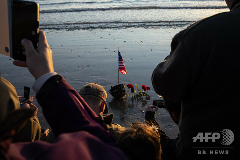 Dデーから75年 トランプ氏、欧米の「壊せない」絆を称賛