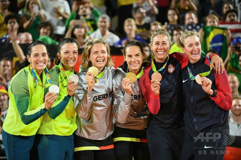 女子ビーチバレー金のドイツ、秘策は「マインドコントロール」 リオ五輪