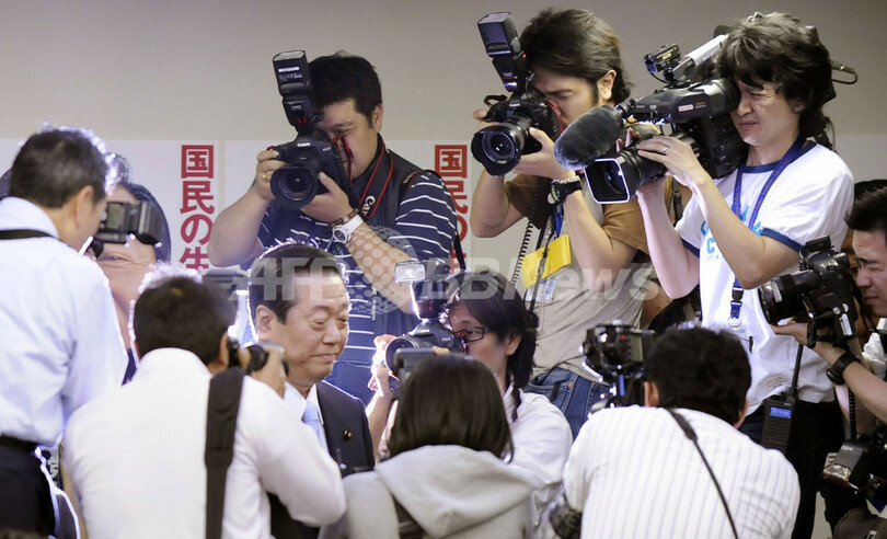 民主党・小沢代表が辞任を表明