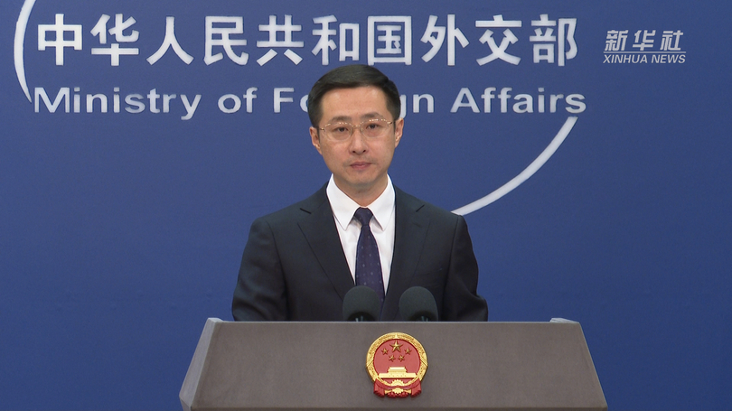 中国外交部「日本は近隣諸国の安全保障への懸念尊重を」