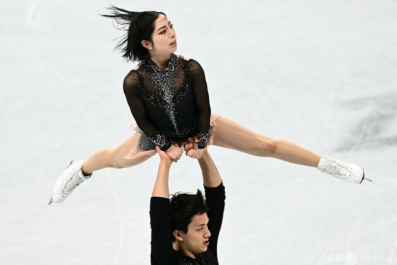 三浦璃来/木原龍一組、ペアFSの演技 北京冬季五輪