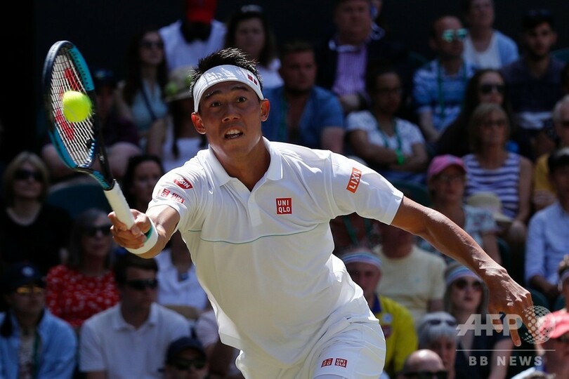 錦織がウィンブルドン3回戦へ、地元のノーリーに完勝