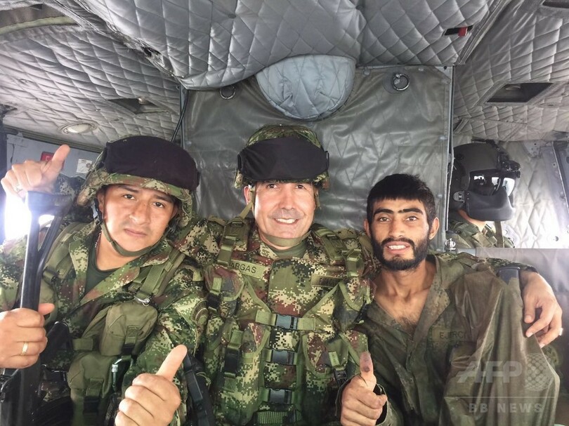 ジャングルで不明のコロンビア兵、23日ぶり生還 食料は生ガメ