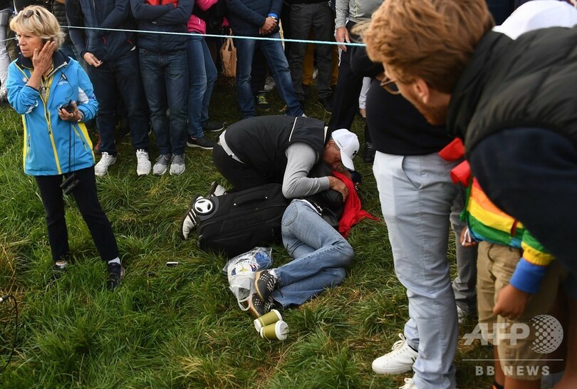 ライダーカップの観客失明事故、打ったケプカ「胸が痛い」