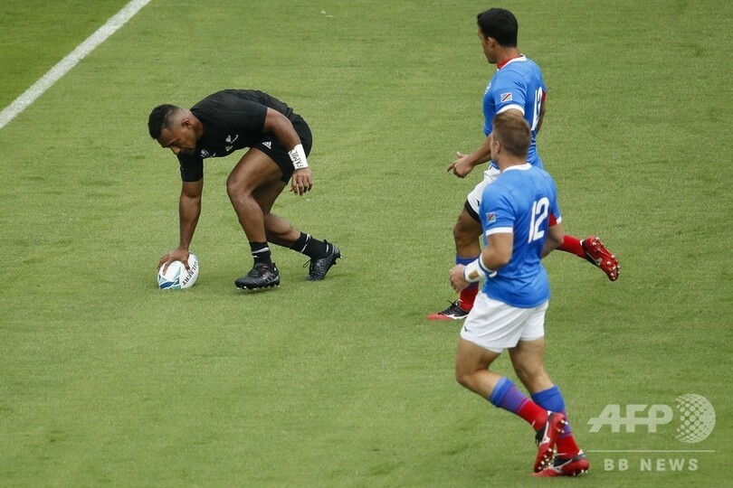 オールブラックスが11トライ奪いナミビアに大勝、ラグビーW杯