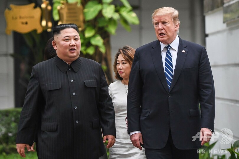 米朝首脳会談2日目始まる トランプ氏「焦っていない」