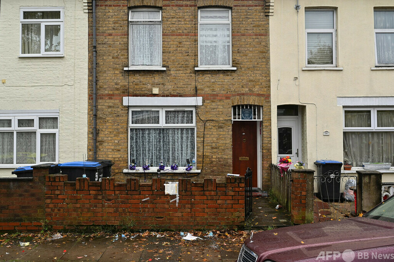 英ロンドン、殺人現場の風景